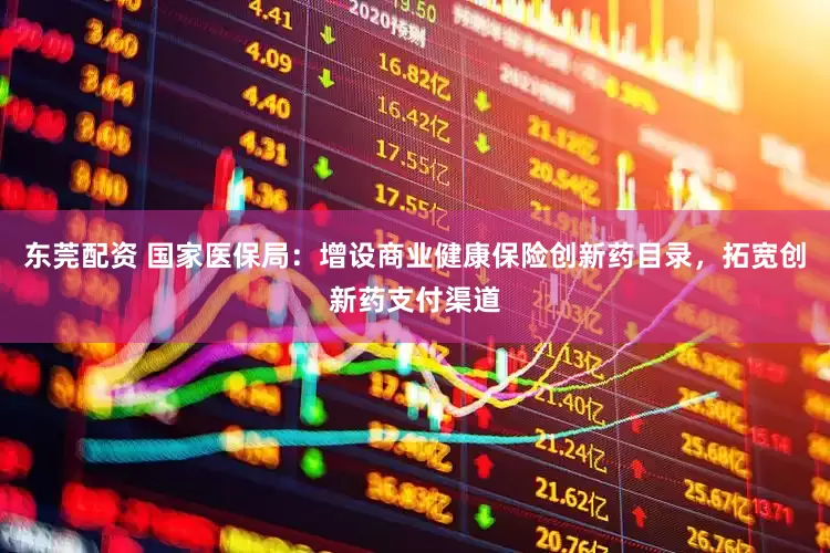 东莞配资 国家医保局：增设商业健康保险创新药目录，拓宽创新药支付渠道